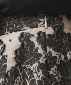 GRACE CONTINENTAL ダマスクジャガードタックスカート