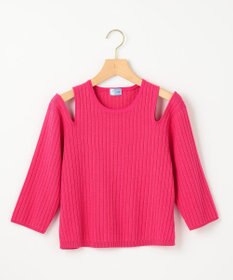 組曲 【組曲×setsuko sagittaire】カッティングニット トップス