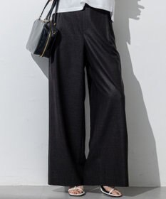 23区 S 【洗える】トリアセスラブストレッチ ワイド パンツ