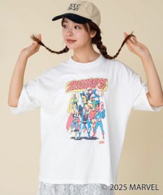 WEGO 【ユニセックス着用ITEM/SMLサイズ展開】MARVELグラフィックT（S）