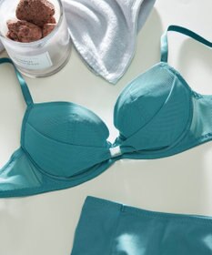 une nana cool 胸もとフィットをリボンでキープ リボンブラ