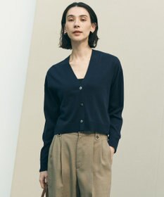UNFILO L イージーカーディガン クロップド