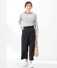 ANY SIS ロゴ刺繍 カットソー