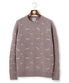 J.PRESS MEN エンブロイダリー クルーネックニット