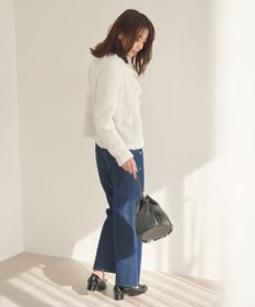 Feroux 【洗える】ミックスヤーンニット ジャケット