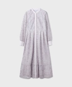 GRACE CONTINENTAL オーナメント刺繍フレアワンピース