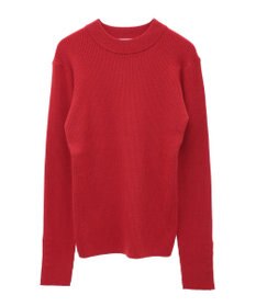 Green Parks もちやわ　袖口釦リブニットプルオーバー