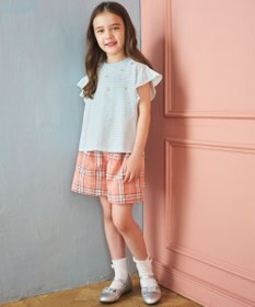 組曲 KIDS 【150-160㎝】 サマーチェックショートパンツ