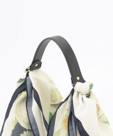 自由区 【カトリエムブーケ】La boroderie de Laurent ブーケモチーフマルチスカーフ