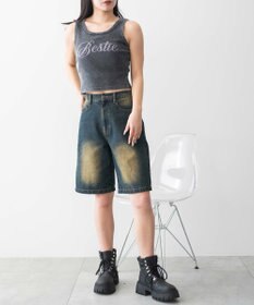 WEGO ヴィンテージウォッシュグラフィックタンク