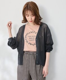 ANY メッシュカーディガン