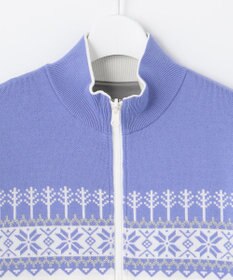 23区GOLF 【WOMEN】【リバーシブル】ノルディック柄　リバーシブル ブルゾン