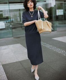 23区 【CLASSY.6月号掲載】雑材ミドル トートバッグ