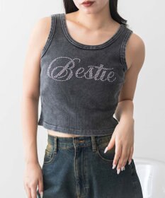 WEGO ヴィンテージウォッシュグラフィックタンク