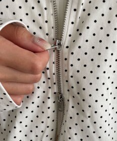 WEGO 柄Wジップパーカー