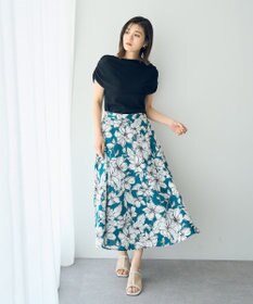 YECCA VECCA シャーリングオフショルニット