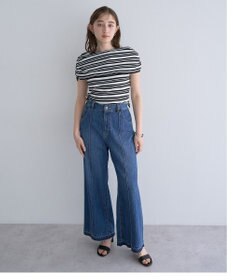 YECCA VECCA シャーリングオフショルニット