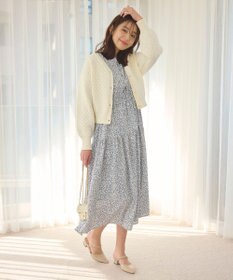 Feroux 【洗える】ポコポコ カーディガン