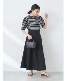 earth music&ecology バックレースアップスカート