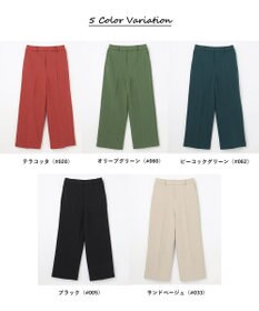 ANY 【吸湿発熱】any HEAT ワイドパンツ