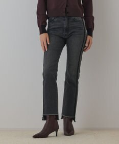 GRACE CONTINENTAL ラインスリムデニムパンツ