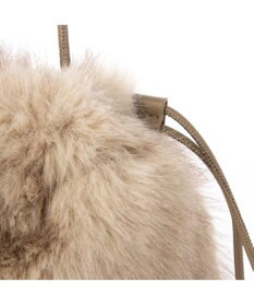 UNBILLION カシュカシュ cachecache / エコファーシンプル巾着ショルダーバッグ