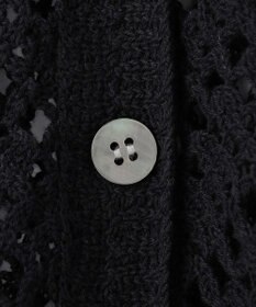 23区 【先行予約】エンブロイダリーレース ポロ ニット