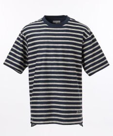 JOSEPH ABBOUD MOUNTAIN 【SPACE】OGリネンボーダー Tシャツ