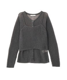AMERICAN HOLIC 甘編みキャミカーディガンセット