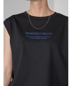 AMERICAN HOLIC 前後ロゴノースリーブカットプルオーバー