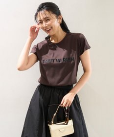 UNFILO 【新色追加】BEAUTY FORM-Tコットン ロゴフレンチT