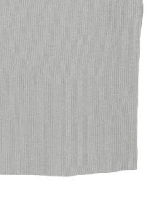 earth music&ecology アシメネックリブニットプルオーバー