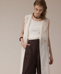 GRACE CONTINENTAL カラミロングジレ