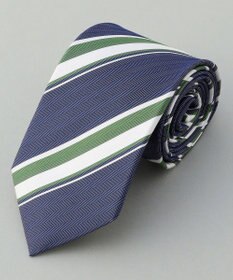 GOTAIRIKU GOTAIRIKU別注【日本製】シルク ネクタイ_レジメンタル柄