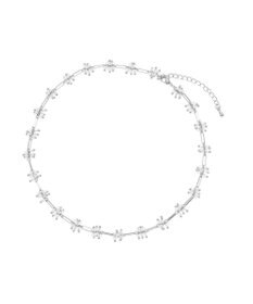 earth music&ecology クリアビーズポイントネックレス