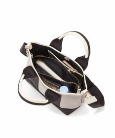 TOPKAPI 【Breath TOPKAPI】スコッチグレイン ネオレザー ミニ トート バッグ ショルダー付き S