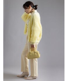 Te chichi 【Atelier Bonheur】キャットヤーンVネックカーディガン《2025winter catalog item》