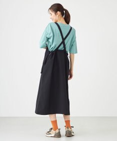 SHARE PARK LADIES 【撥水・UVカット・ストレッチ・軽量 】ナイロンジャンパースカート（S・Mサイズ）