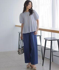 組曲 S 【先行予約】ライトオンスデニム ワイドシルエットパンツ