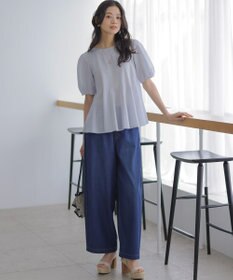 組曲 S 【先行予約】ライトオンスデニム ワイドシルエットパンツ