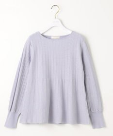 ANY SIS L 【洗える】ペプラム ニット