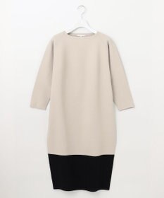 自由区 【洗える】ポリエステルホールガーメントニット ワンピース