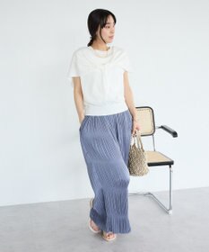 CRAFT STANDARD BOUTIQUE 【2点SET】ストール付きノースリーブニットプルオーバー
