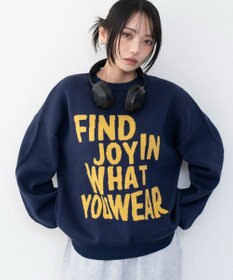 WEGO グラフィックニットプルオーバー