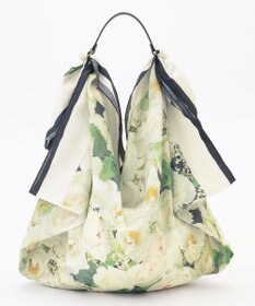 自由区 【カトリエムブーケ】La boroderie de Laurent ブーケモチーフマルチスカーフ