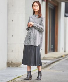 J.PRESS LADIES 【WEB限定・洗える】BARTOLOZZI ポリエステルレザーII スカート