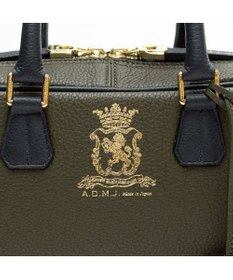 A.D.M.J. 【牛革】モーツァルト/バイカラーボストン25cm(ショルダーストラップ付)