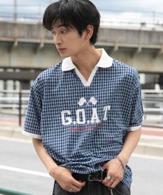 WEGO 【ユニセックス着用ITEM】チェックゲームシャツ