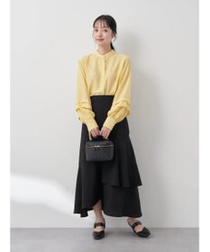 earth music&ecology アシンメトリーイレヘムスカート