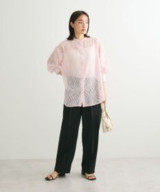 Green Parks ２ＷＡＹ　リーフジャガードシアーシャツ